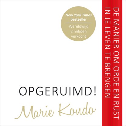 Opgeruimd!, Marie Kondo - Luisterboek MP3 - 9789046176573