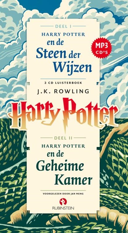 Harry Potter en de steen der wijzen en Harry Potter en de geheime kamer, J.K. Rowling - AVM - 9789047617068