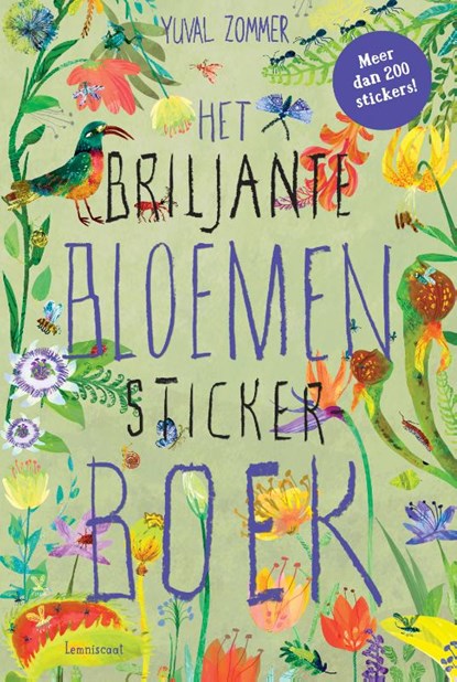 Het Briljante Bloemen Boek Stickerboek, Yuval Zommer - Paperback - 9789047712497
