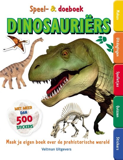 Speel- en doeboek Dinosauriërs, James Mitchem - Paperback - 9789048310746