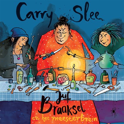 Juf Braaksel en het meesterbrein, Carry Slee - Luisterboek MP3 - 9789048851263