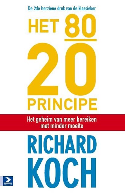 Het 80/20-principe, Richard Koch - Paperback - 9789052619149