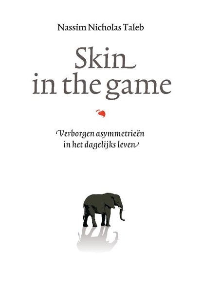 Skin in the game, Nassim Nicholas Taleb - Paperback - 9789057125805