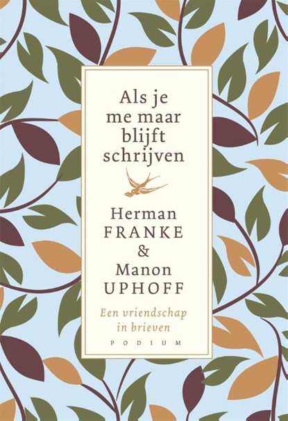Als je me maar blijft schrijven, Herman Franke ; Manon Uphoff - Paperback - 9789057595233