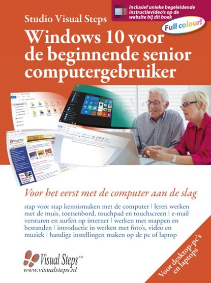 Windows 10 voor de beginnende senior computergebruiker, Studio Visual Steps - Paperback - 9789059054714