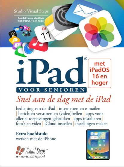 iPad voor senioren met iPadOS 16 en hoger, Studio Visual Steps - Gebonden - 9789059055162