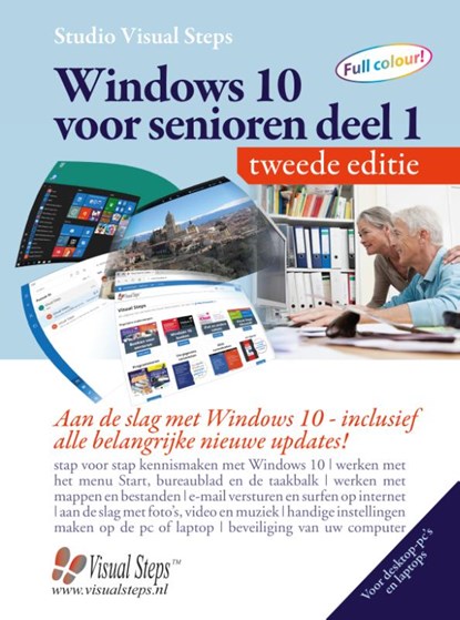 Windows 10 voor senioren deel 1, Studio Visual Steps - Gebonden - 9789059055346