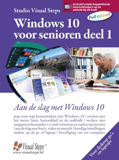 Windows 10 voor senioren deel 1, Studio Visual Steps - Gebonden - 9789059055612