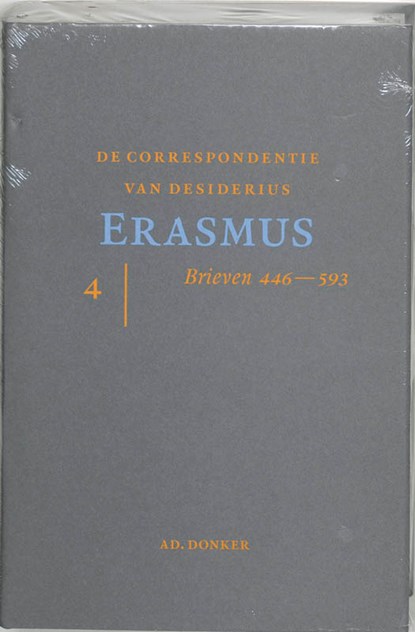 De correspondentie van Desiderius Erasmus IV, Desiderius Erasmus - Paperback - 9789061005902