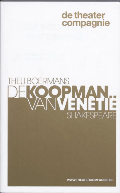 De Koopman van Venetie, William Shakespeare - Paperback - 9789064037344