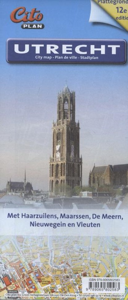 Citoplan plattegrond Utrecht, niet bekend - Overig - 9789065802583