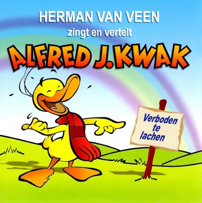 Alfred J. Kwak - Verboden te lachen, Herman van Veen - Luisterboek MP3 - 9789077102695
