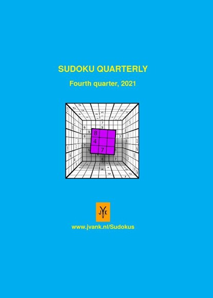 Sudoku quarterly, Herman Adèr - Paperback - 9789079418930