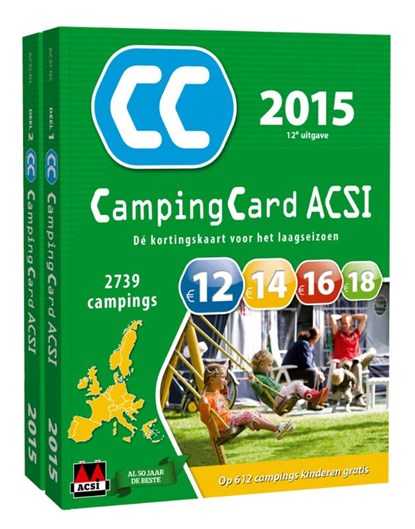 CampingCard ACSI 2015 - set 2 delen, ACSI - Paperback - 9789079756957