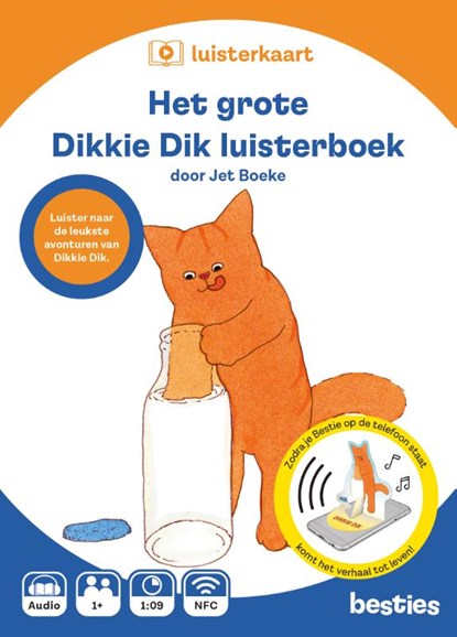 Het grote Dikkie Dik luisterboek, Jet Boeke - AVM - 9789083290959