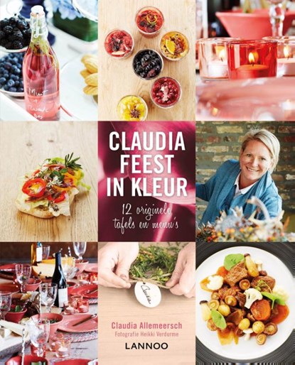 Claudia feest in kleur, Claudia Allemeersch & Angélique Vindevogel - Gebonden - 9789401428118