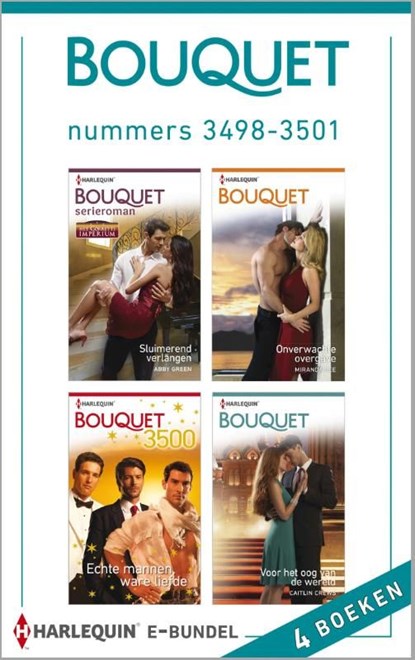 Bouquet e-bundel nummers 3498-3501 (4-in-1), Abby Green ; Miranda Lee ; Lynn Raye Harris ; Chantelle Shaw ; Sharon Kendrick ; Caitlin Crews - Ebook - 9789402501513