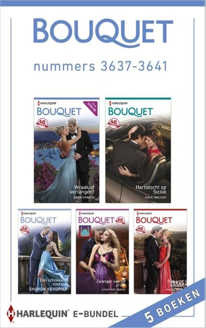Bouquet e-bundel nummers 3637-3641 (5-in-1), Sara Craven ; Kate Walker ; Sharon Kendrick ; Lynn Raye Harris ; Maisey Yates - Ebook - 9789402513271
