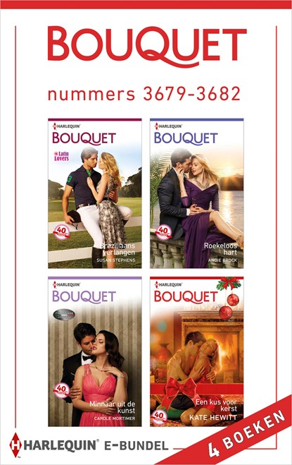 Bouquet e-bundel nummers 3679-3682 (4-in-1), Susan Stephens ; Andie Brock ; Carole Mortimer ; Kate Hewitt - Ebook - 9789402515442