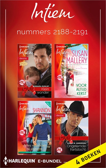 Intiem e-bundel nummers 2188-2191, Barbara Dunlop ; Susan Mallery ; Shannon Stacey ; Sarah M. Anderson - Ebook - 9789402515725