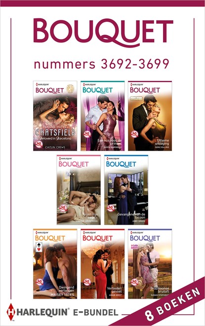 Bouquet e-bundel nummers 3692-3699 (8-in-1), Caitlin Crews ; Carole Marinelli ; Dani Collins ; Lindsay Armstrong ; Abby Green ; Maisey Yates ; Annie West ; Susan Stephens - Ebook - 9789402516326