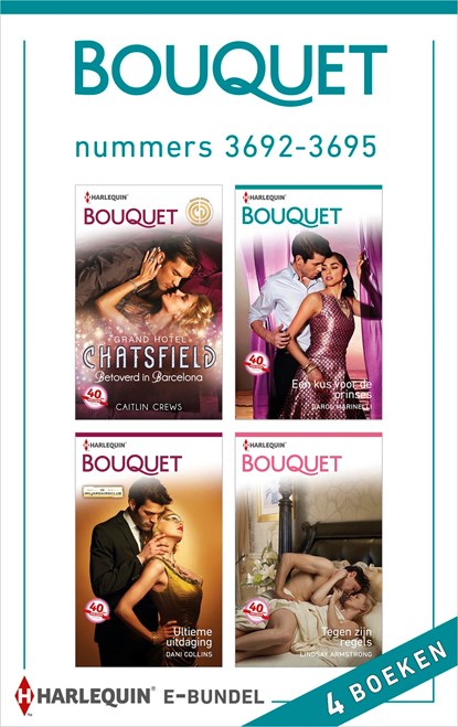 Bouquet e-bundel nummers 3692-3695 (4-in-1), Caitlin Crews ; Carole Marinelli ; Dani Collins ; Lindsay Armstrong - Ebook - 9789402516333