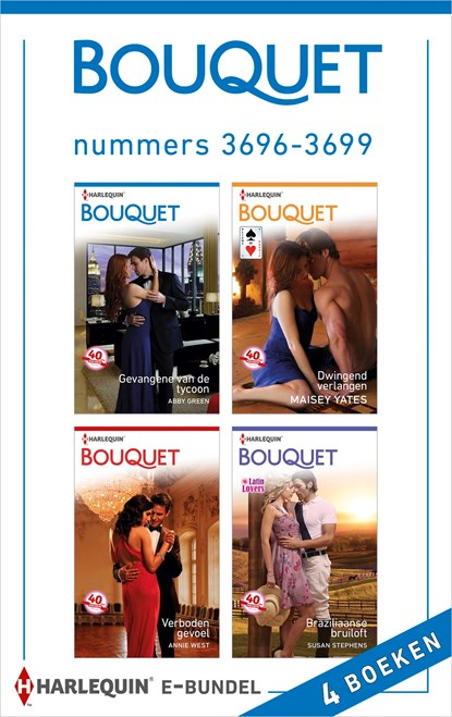 Bouquet e-bundel nummers 3696-3699 (4-in-1), Abby Green ; Maisey Yates ; Annie West ; Susan Stephens - Ebook - 9789402516340
