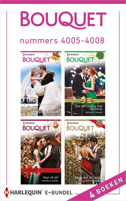 Bouquet e-bundel nummers 4005 - 4008, Lynne Graham ; Rachael Thomas ; Michelle Smart ; Jennifer Hayward - Ebook - 9789402537932