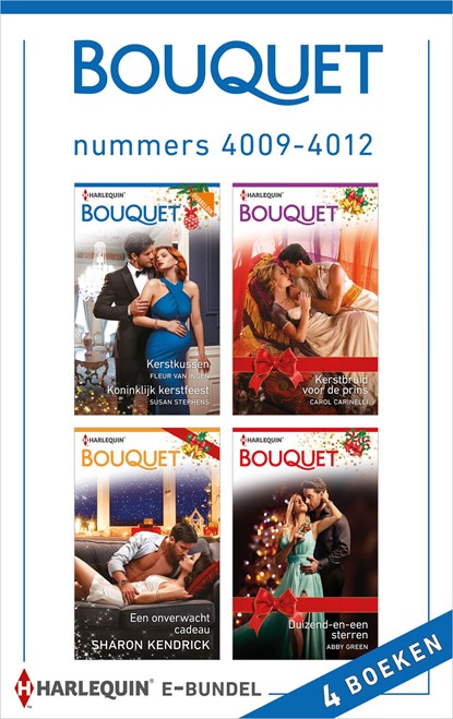 Bouquet e-bundel nummers 4009 - 4012, Fleur van Ingen ; Susan Stephens ; Carol Marinelli ; Sharon Kendrick ; Abby Green - Ebook - 9789402537949