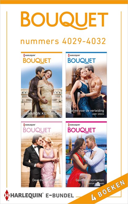Bouquet e-bundel nummers 4029 - 4032, Sharon Kendrick ; Abby Green ; Julia James ; Jennifer Hayward - Ebook - 9789402539240