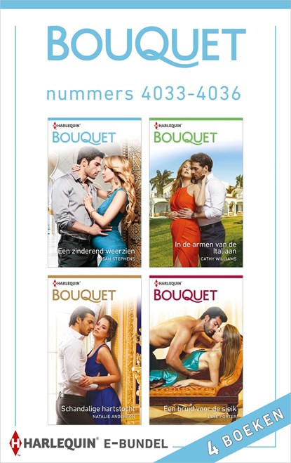 Bouquet e-bundel nummers 4033 - 4036, Susan Stephens ; Cathy Williams ; Natalie Anderson ; Jane Porter - Ebook - 9789402539257
