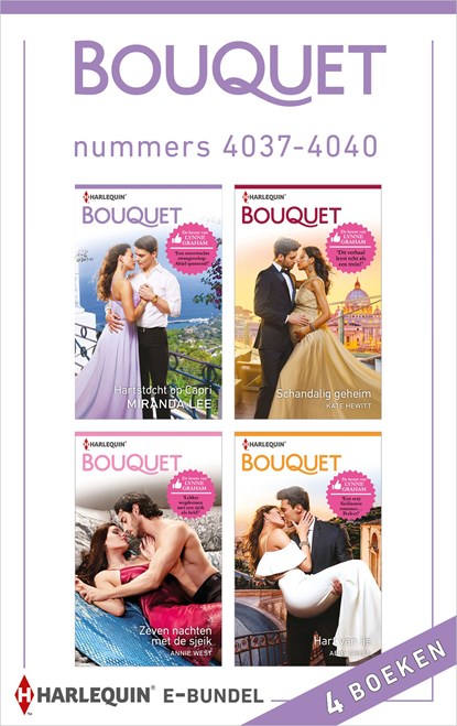 Bouquet e-bundel nummers 4037 - 4040, Miranda Lee ; Kate Hewitt ; Annie West ; Abby Green - Ebook - 9789402539707