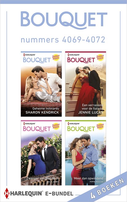Bouquet e-bundel nummers 4069 - 4072, Sharon Kendrick ; Jennie Lucas ; Julia James ; Pippa Roscoe - Ebook - 9789402541410