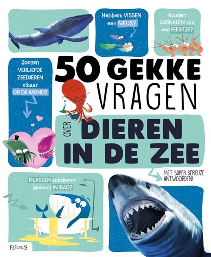 50 gekke vragen over dieren in de zee, Emmanuelle Grundmann - Gebonden - 9789403213859