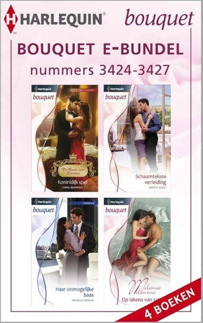 Bouquet e-bundel nummers 3424-3427 (4-in-1), Carole Marinelli ; Janette Kenny ; Michelle Douglas ; Melanie Milburne - Ebook - 9789461996855