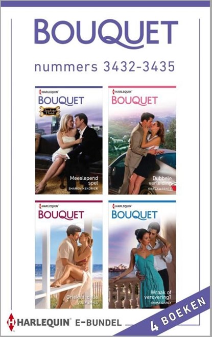 Bouquet e-bundel nummers 3432-3435 (4-in-1), Sharon Kendrick ; Kim Lawrence ; Julia James ; Emma Darcy - Ebook - 9789461997449