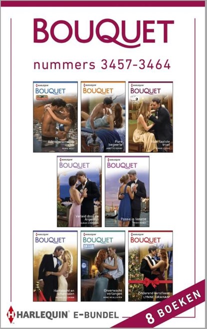 Bouquet e-bundel nummers 3457-3464 (8-in-1), Annie West ; Janette Kenny ; Jennie Lucas ; Susan Stephens ; Trish Morey ; Michelle Conder ; Anne MacAllister ; Lynne Graham - Ebook - 9789461998538
