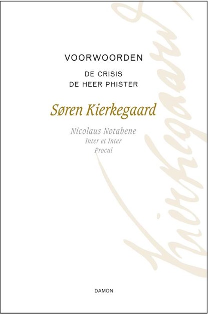 Voorwoorden, Søren Kierkegaard - Gebonden - 9789463401302