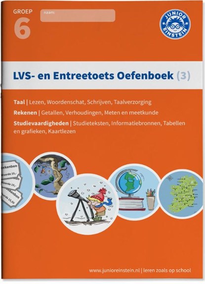 LVS- en entreetoets oefenboek (3) Deel 3 - Gemengde opgaven - Groep 6, opgaven voor rekenen, taal en studievaardigheden, niet bekend - Paperback - 9789492265067