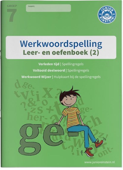 Werkwoordspelling 2 spellingsoefeningen verleden tijd en voltooid deelwoord groep 7 leer- en oefenboek, niet bekend - Paperback - 9789492265418