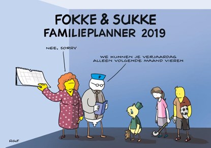 Fokke & Sukke familieplanner 2019, John Reid ; Bastiaan Geleijnse ; Jean-Marc van Tol - Paperback - 9789492409362