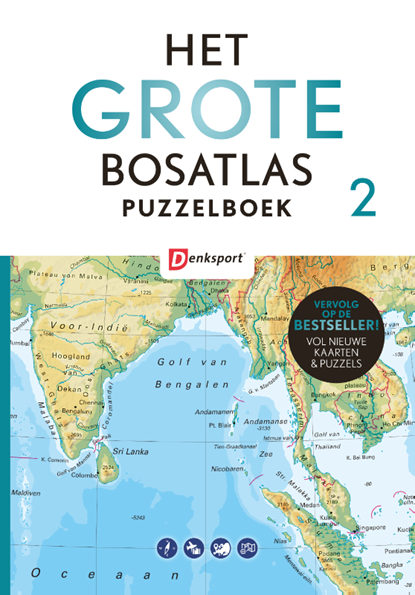Het Grote Bosatlas Puzzelboek II, Peter Vroege ; Tjeerd Tichelaar - Paperback - 9789492911940