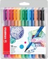 STABILO pointMax schrijfstift, 0,8 mm, etui van 12 stuks in geassorteerde kleuren - STABILO - 4006381503679