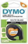 Dymo LetraTAG opstrijkbare tape 12 mm, wit - Dymo - 5411313187695