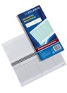 KM registratieboek Djois Atl 40x2vel spiraal - Djois - 8710968356812