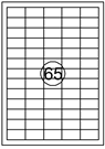 Etiket Quantore 38.1x21.2mm 6500st - Quantore - 8712453056238