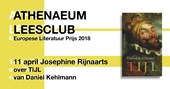 11 april: Europese Literatuurprijsleesclub met Josephine Rijnaarts over Daniel Kehlmanns Tijl