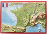 3D Reliëfpostkaartje Frankrijk - Georelief - 4251405900501