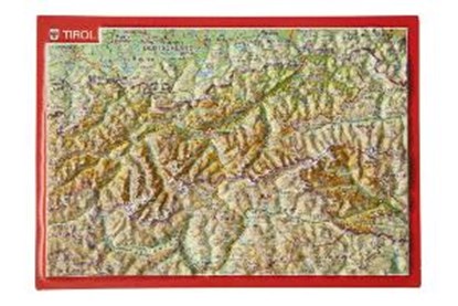 Reliefpostkaartje Tirol met reliëf - ansichtkaart met reliëf 10x15cm, Geo Relief - Paperback - 4280000664570