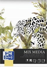 Oxford mixed media blok A4, 25 vel, 225 g/m² - Oxford - 5904017077947